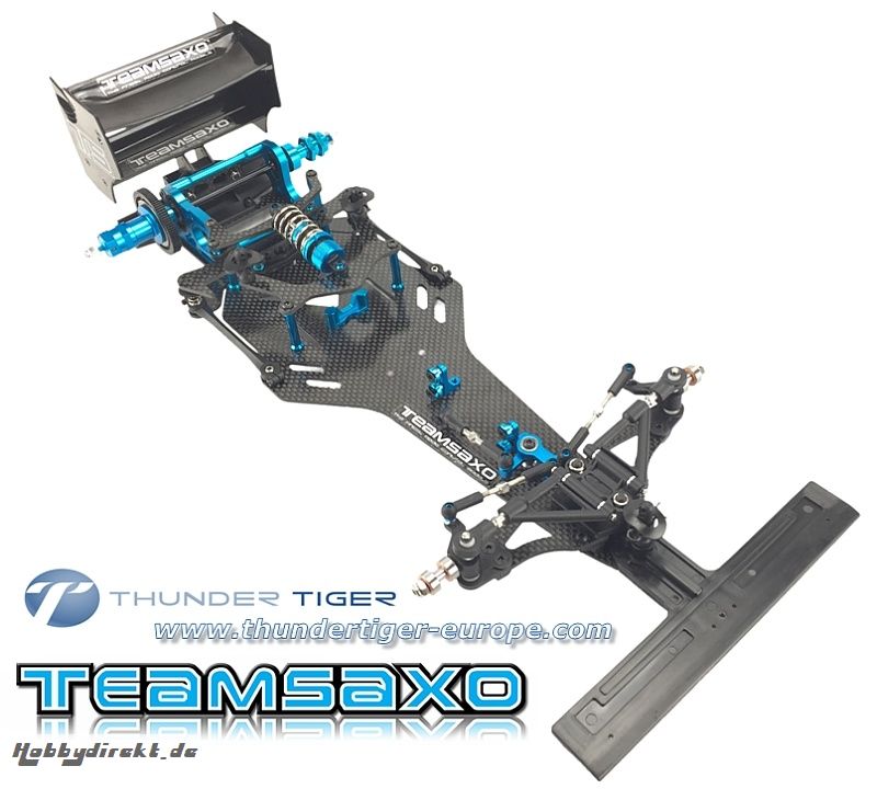 TEAM SAXO F1-180V2 Formel 1, ETS legal 190mm, Kit Thunder Tiger TS01002F1