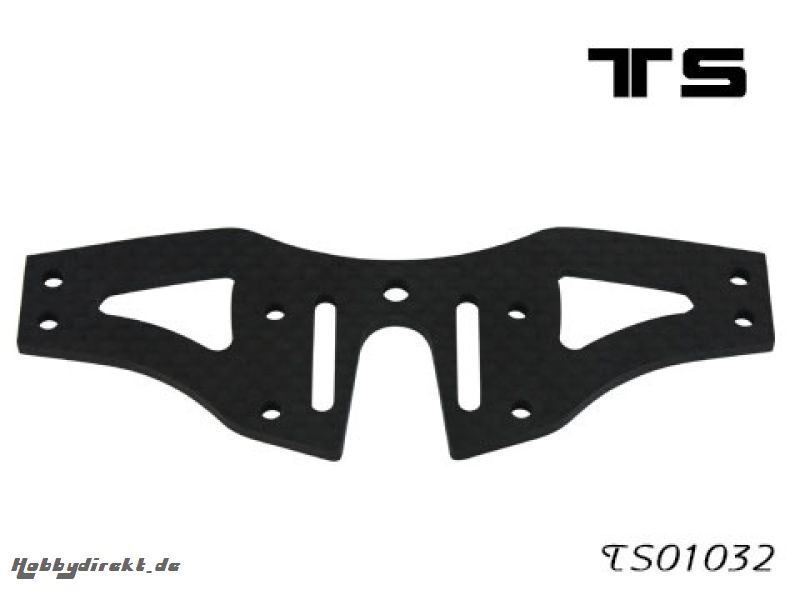 Team Saxo F1-09-C, Karbonplatte Vorderachse 180mm Thunder Tiger TS01032