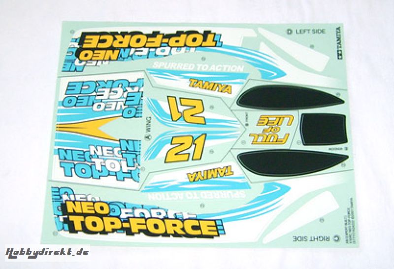 AUFKLEBER NEO TOP FORCE Tamiya 1424222