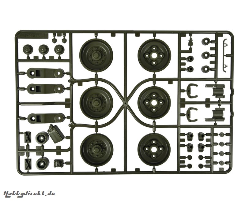 B-Teile Schw.Arm/Laufro.(1) LEO2A6 56020 Tamiya 300005977