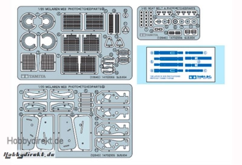 1:20 Photoätzt.-Set McLaren M23 #20062 Tamiya 12640 300012640