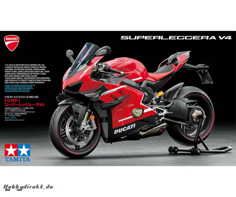 1:12 Ducati Superleggera V4 Tamiya 14140 300014140