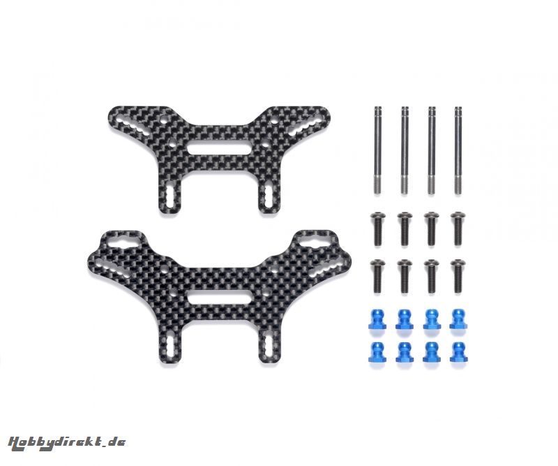 XV-02/RS Carb. Dämpferbr.-Set vo/hi kurz Tamiya 22076 300022076