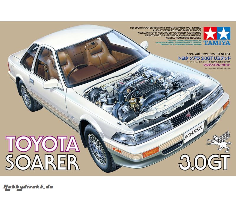 1:24 Toyota Soarer 3.0 GT Tamiya 24064 300024064