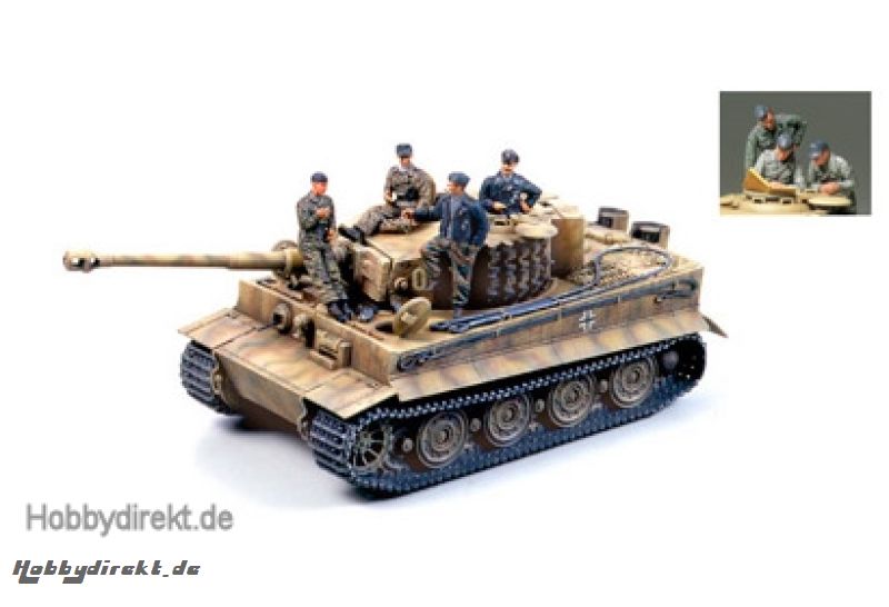 1:35 WWII Dt. Tiger I Spät.m.Figur.(8)LE Tamiya 25109 300025109