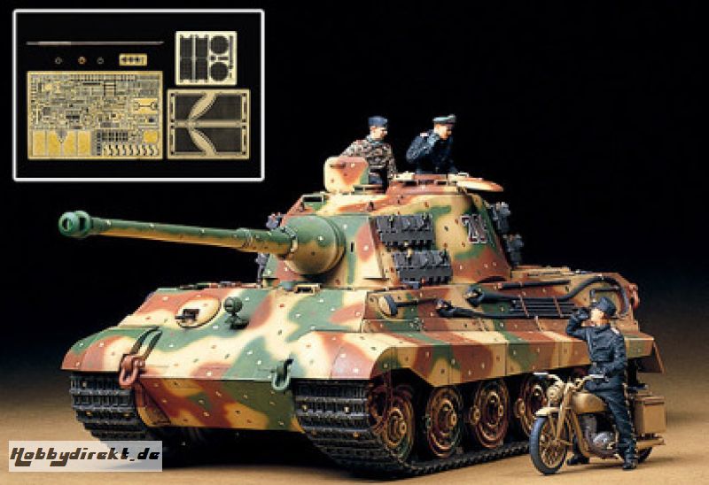 1:35 WWII Dt.Königstiger m.ABER PE-Teil. Tamiya 25144 300025144