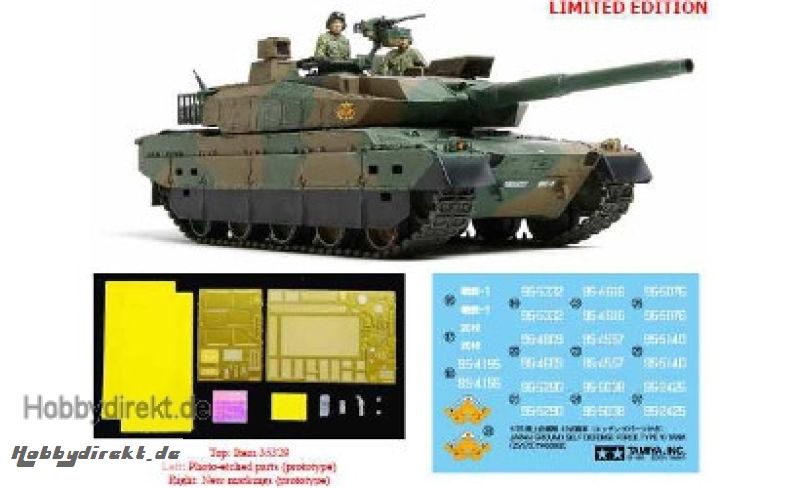 1:35 JGSDF Type 10 Panzer m. PE-Teilen Tamiya 25173 300025173