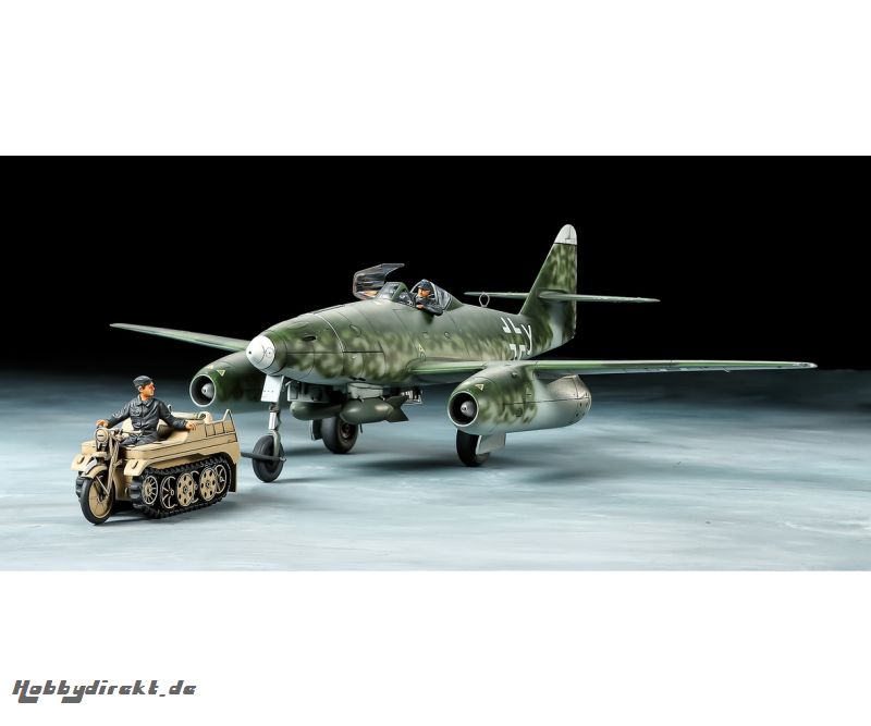 1:48 Me262A-2A m. Kettenkraftrad (2) Tamiya 25215 300025215