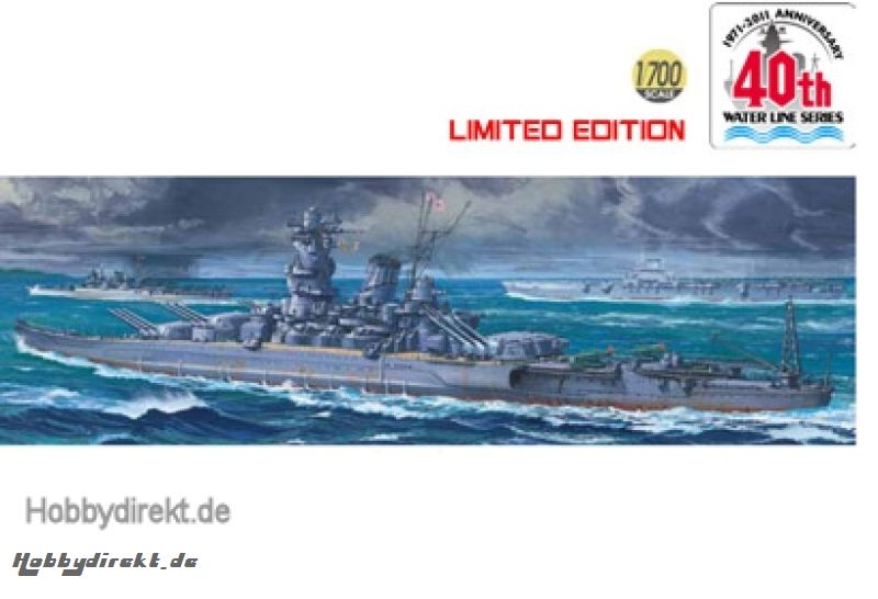 1:700 WL Kriegsschiff Yamato 40th Anniv. Tamiya 31544 300031544