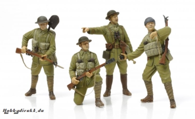 1:35 WWI Fig. Brit.Infanterie m. Bewaff. Tamiya 32409 300032409