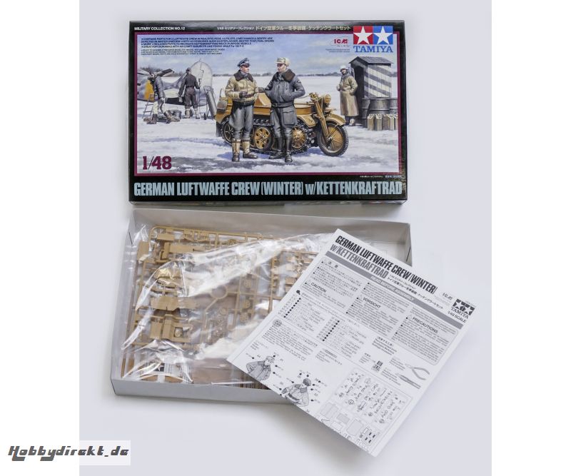 1:48 Dt. Fig.-Set Luftw.(5)Wint.m. Kkrad Tamiya 32412 300032412