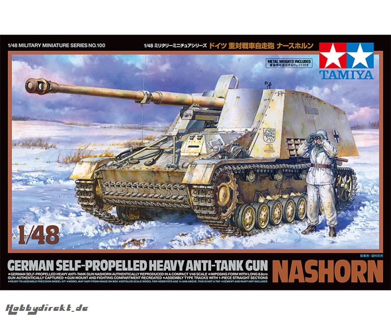 1:48 Dt. Nashorn Jagdpanzer (1) Tamiya 32600 300032600