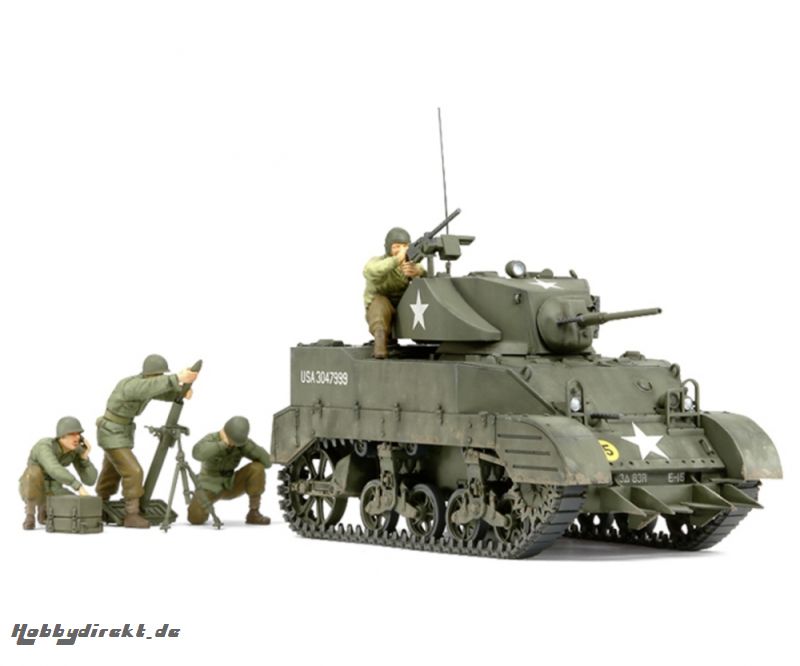 1:35 WWII US M5A1 Leicht Pz.m.Mörser (4) Tamiya 35313 300035313