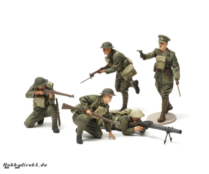 1:35 WWI British Infantrie Fig.-Set (5) Tamiya 35339 300035339