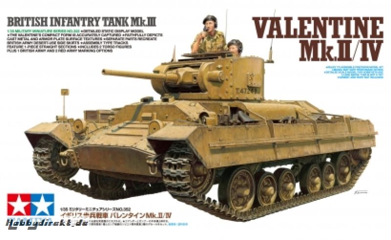 1:35 Brit. Valentine Mk. II/IV Tamiya 35352 300035352