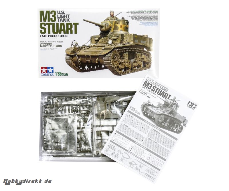 1:35 US M3 Stuart Späte Produktion Tamiya 35360 300035360