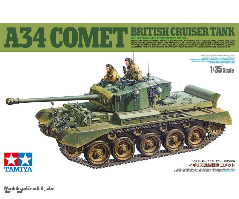 1:35 Brit. Panzer Comet A34 Tamiya 35380 300035380