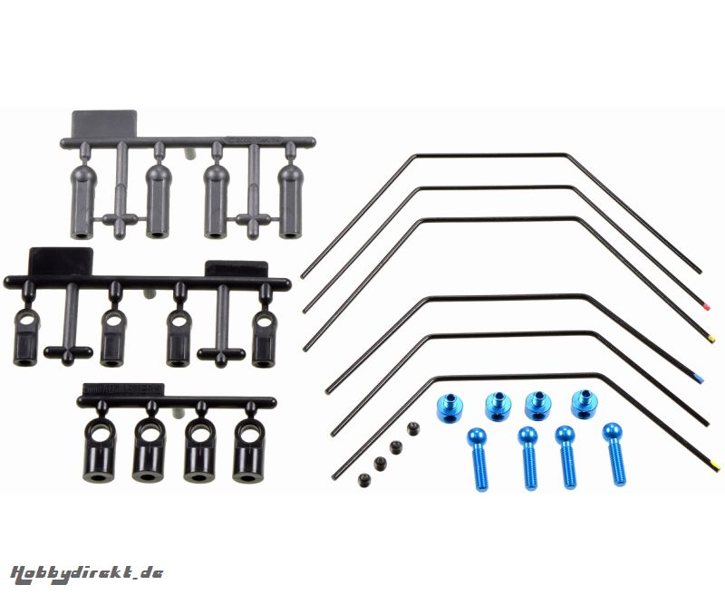 TRF418/417/TB04 Stabi-Set vo./hi. (3+3) Tamiya 42281 300042281