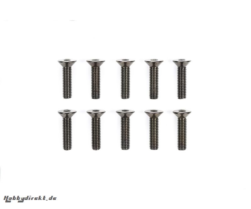 3x12mm 6-Kant-Senkk. Schraube Stahl(10) Tamiya 51631 300051631