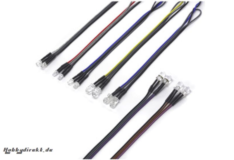 LED-Set 3mm weiß TLU-01 Tamiya 300054008