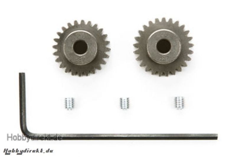 TRF201 Motorritzel 24/25 Z 48Pitch (1+1) Tamiya 54218 300054218