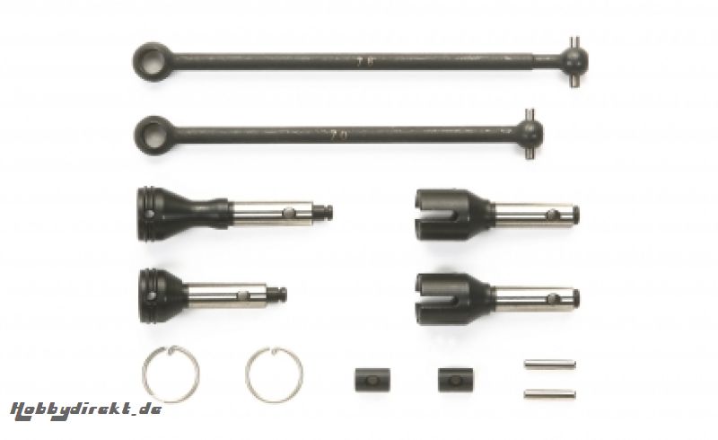 DB02 Alu.Zentral-Kardanwelle-Satz vo/hi Tamiya 54404 300054404