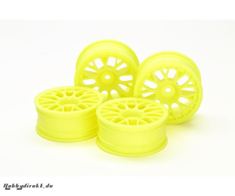 24mm Y-Sp.-Felgen Gelb (4) +2Offset Tamiya 54850 300054850