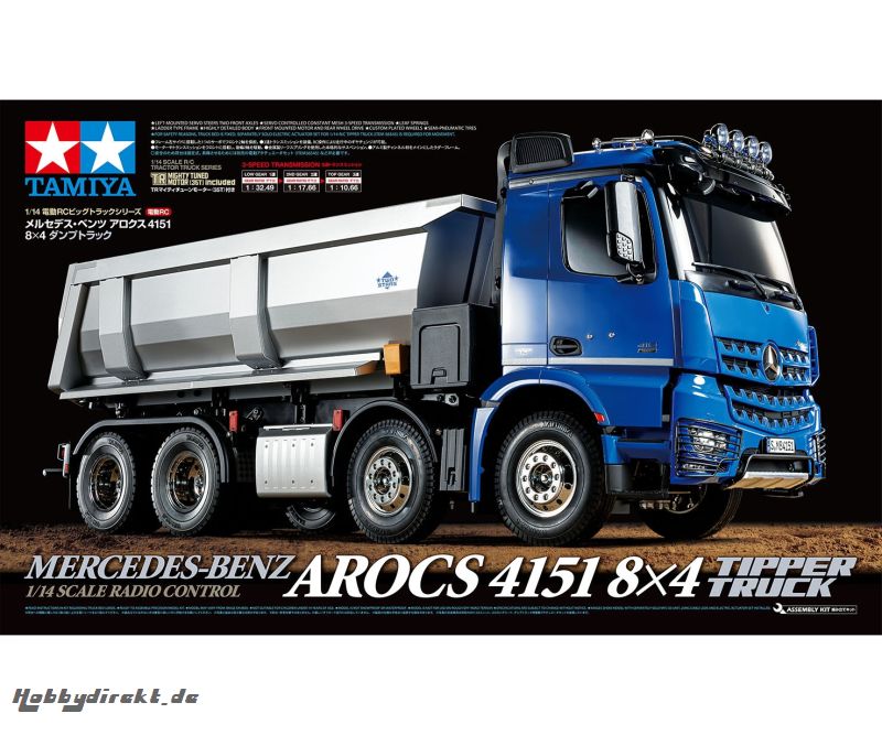 1:14 RC Truck1:14 RC MB Arocs 4151 Kipper 8x4 Tamiya 300056366