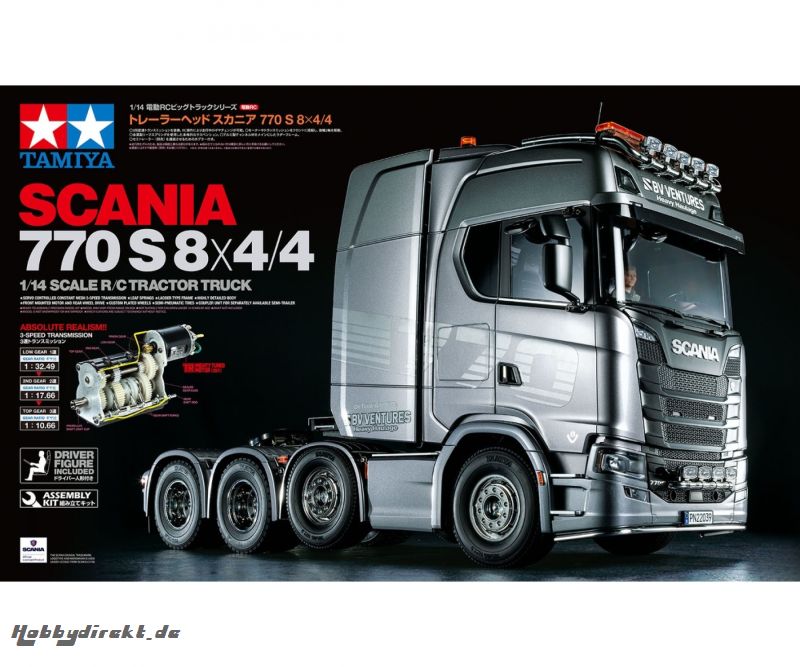 1:14 RC SCANIA 770S 8x4/4 Tamiya 56371 300056371