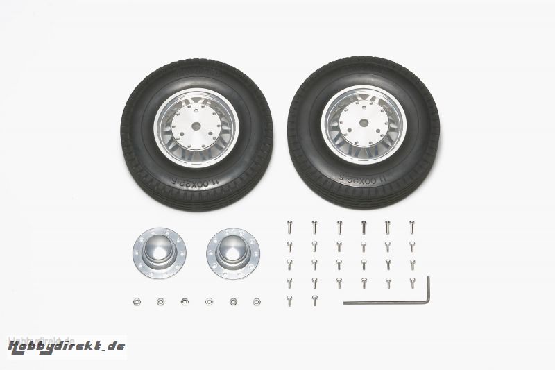 1:14 20-Sp. Truck-Alufelg. m.Reif.hi (2) Tamiya 56513 300056513