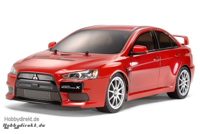 1:10 RC XB Mitsubishi Lancer EvoX TT-01E Tamiya 57793 300057793