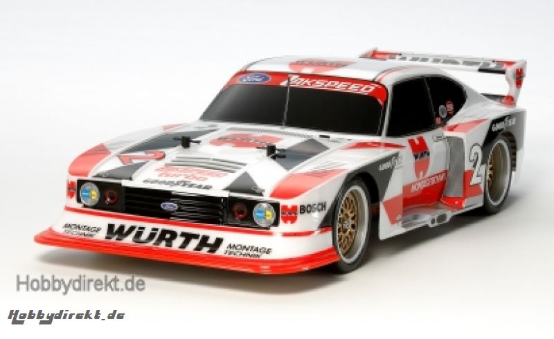 1:10 RC Ford Zakspeed T.Capri Würth TT02 Tamiya 58578 300058578