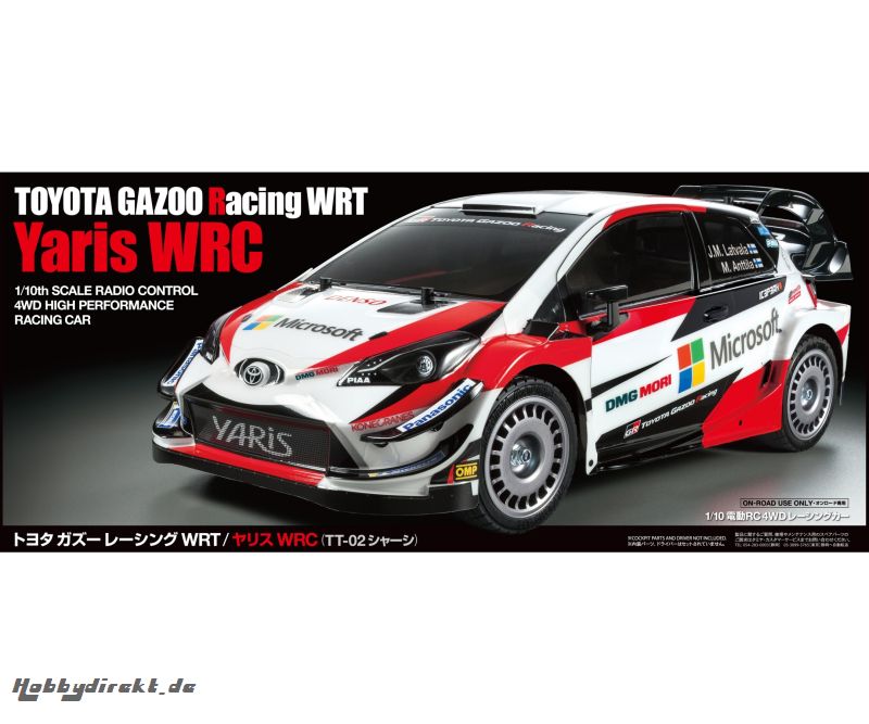 1:10 RC Toyota Gazoo WRT/Yaris Rac.TT-02 Tamiya 58659 300058659