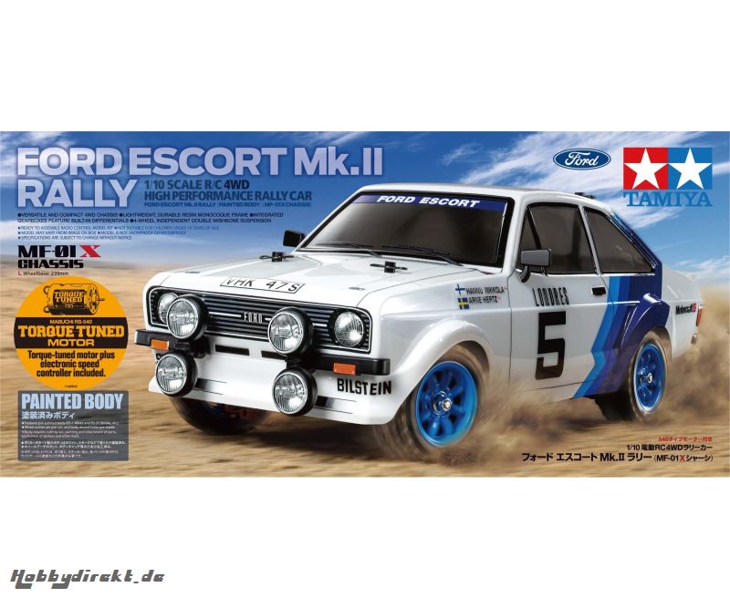 1:10 RC Ford Escort MkII Ral.Lac. MF-01X Tamiya 58687 300058687