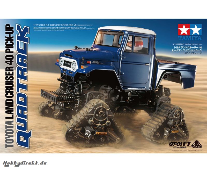 1:10 RC Toyota LandCr. Quadtrack GF-01FT Tamiya 58704 300058704