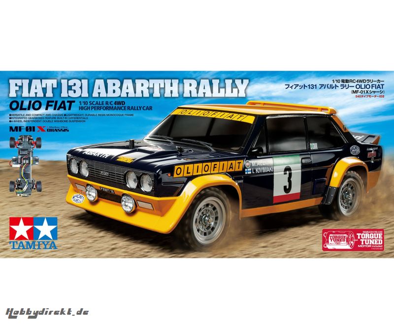 1:10 RC Fiat 131 Abarth Olio Fiat MF-01X Tamiya 58723 300058723