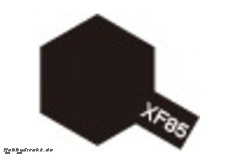 XF-85 Gummi-schwarz matt 10ml Acryl (6) Tamiya 81785 300081785