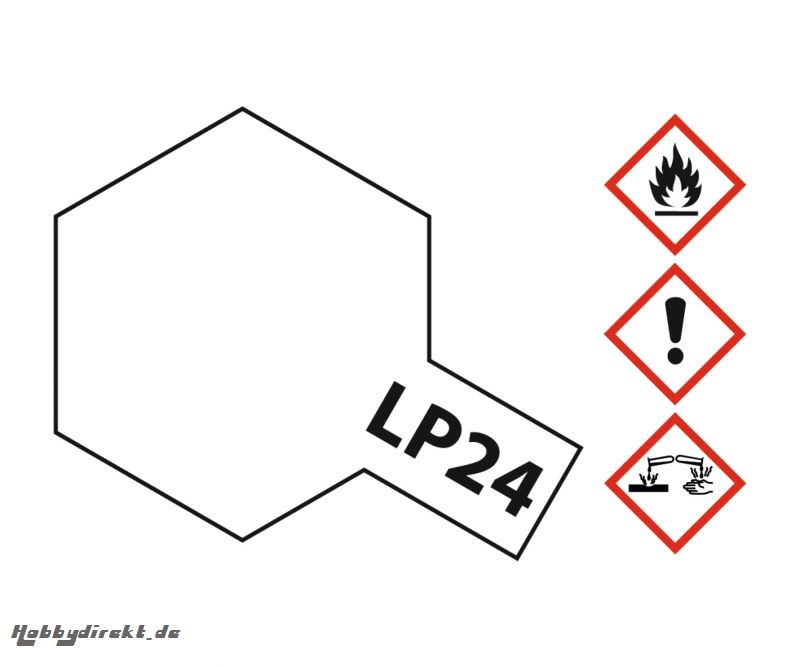 LP-24 Klarlack seidenmatt 10ml (VE6) Tamiya 82124 300082124