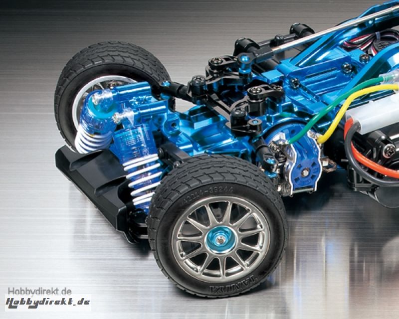 1:10 RC M-05 Pro Chassis blau verchromt Tamiya 84131 300084131