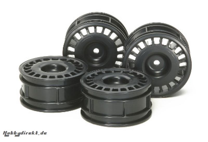 Rally Disc Felgen 26mm sw (4) Oset+2 Tamiya 84272 300084272