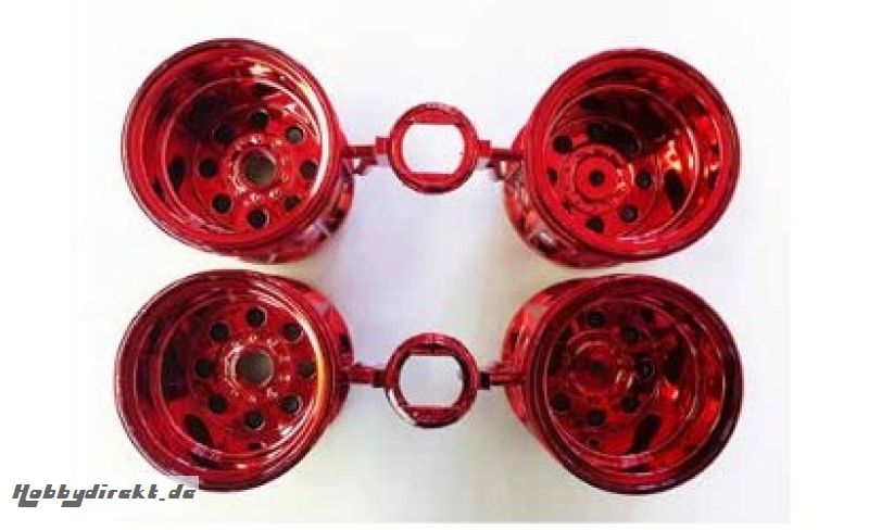 WR-02 Felgen rot v/h (4) Tamiya 84327 300084327