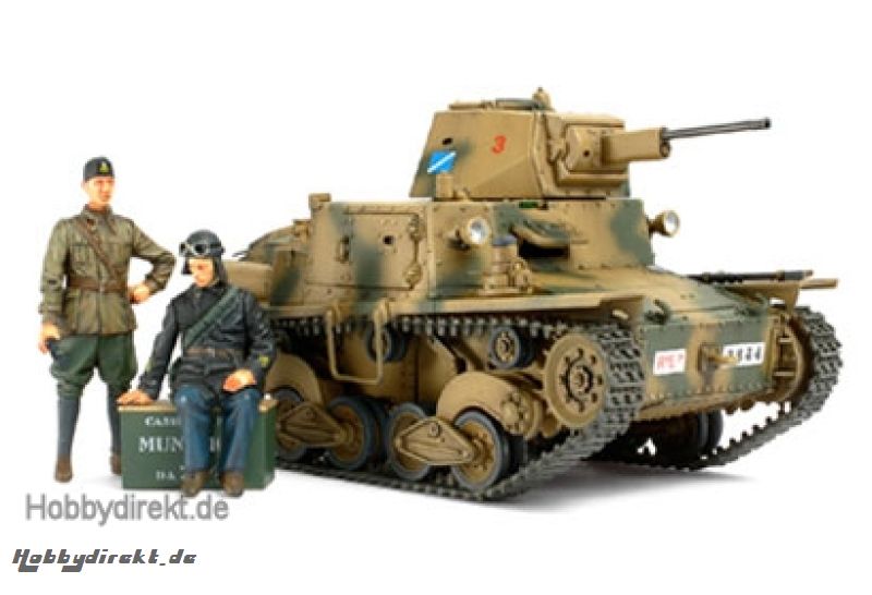 1:35 WWII It. Leichter Pz. L6/40 (2) Tamiya 89783 300089783