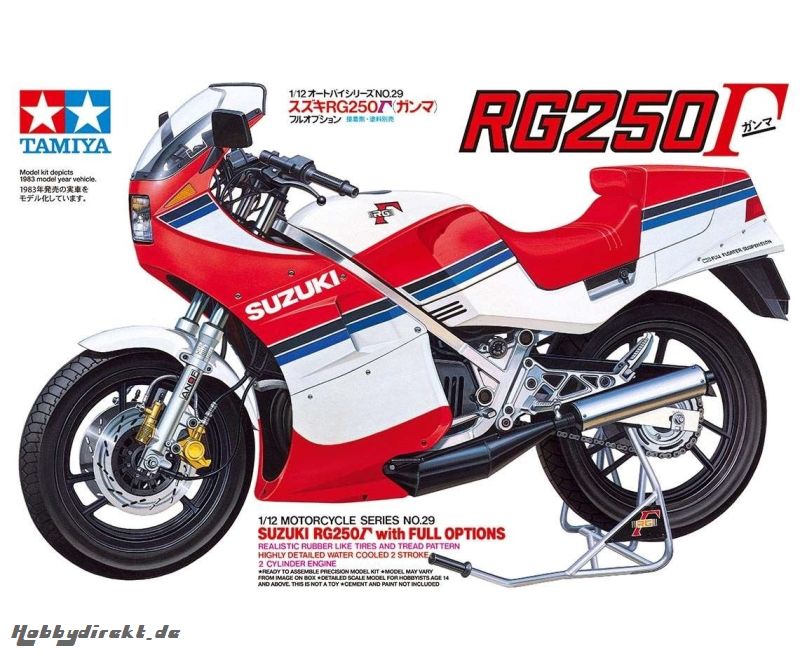 1:12 Suzuki RG250 R Gamma Full Options Tamiya 114029 300114029