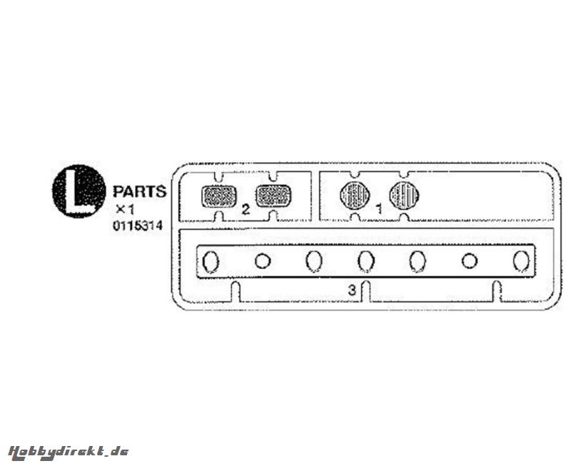 L-TEILE 56314 Tamiya 0115314