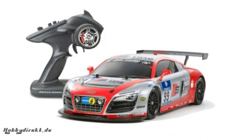 1:10 RC XBS Audi R8 LMS w/Car 2,4 Ghz Tamiya 146616 300146616