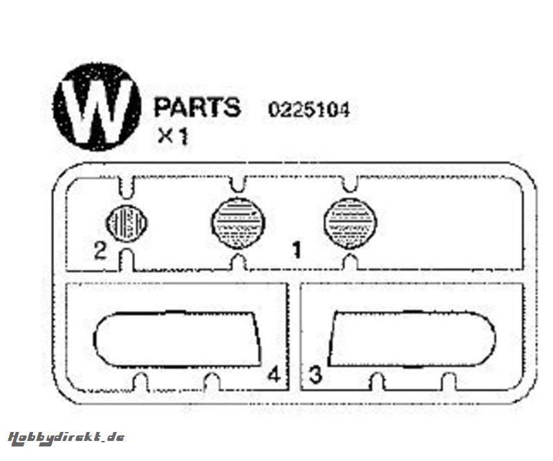 W-Teile Gläser Knight Hauler 56314 Tamiya 300225104