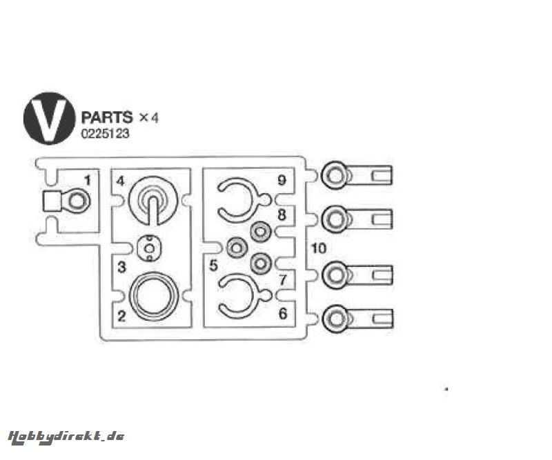 V-Teile 56701 Tamiya 0225123