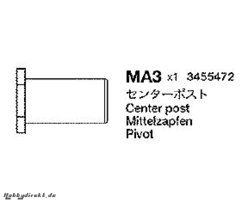 ZENTRALSTÜTZE Tamiya 3455472