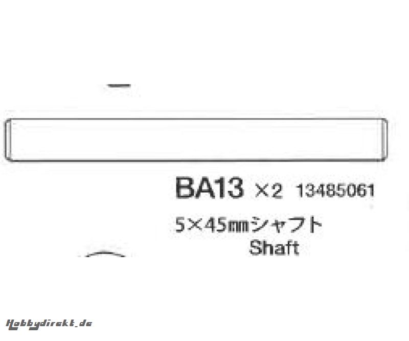 Welle 5x45mm (58340) Tamiya 3485061