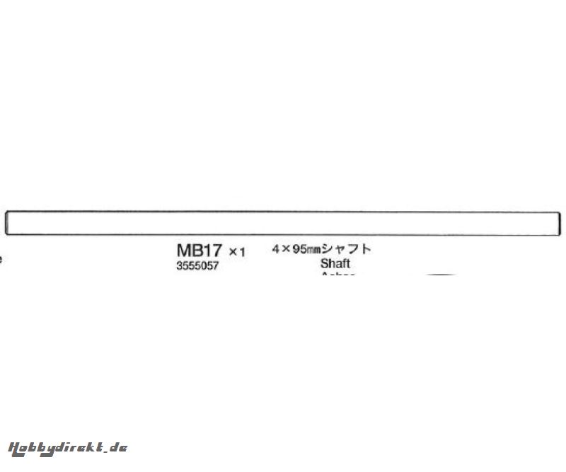 ACHSE 4X95 MM Tamiya 3555057